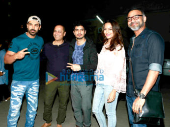 John Abraham and Sonakshi Sinha snapped promoting their film 'Force 2'