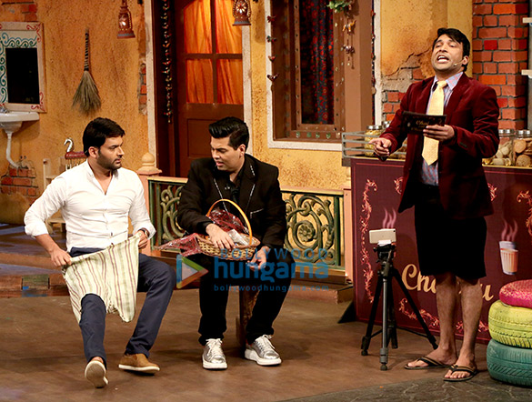 karan johar on the sets of the kapil sharma show 3