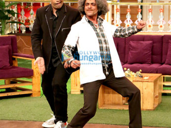 Karan Johar on the sets of The Kapil Sharma Show