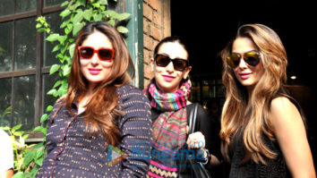 Kareena Kapoor Khan, Karisma Kapoor & Amrita Arora snapped post lunch at Pali Village Cafe