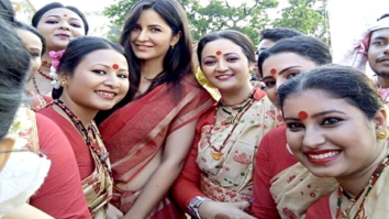 Check out: Katrina Kaif in a saree on the sets of Jagga Jasoos