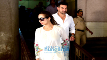 Malaika Arora Khan & Arbaaz Khan snapped outside the Family Court in Bandra