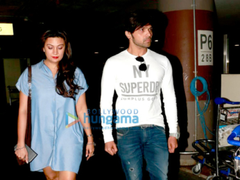 Parineeti Chopra, Amy Jackson and Himesh Reshammiya snapped at the airport