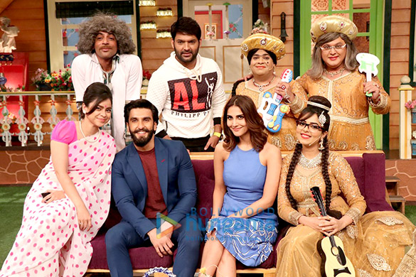 promotion of befikre on the sets of the kapil sharma show 1