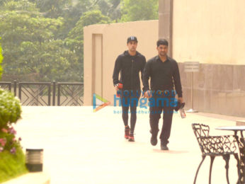 Ranbir Kapoor snapped post gym session at Taj Lands End
