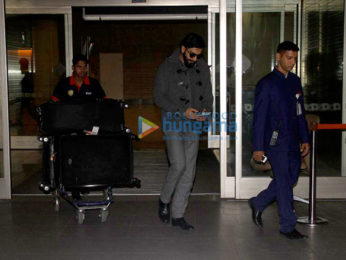 Ranveer Singh snapped as he returns from London