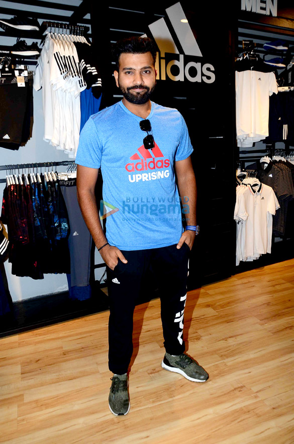 rohit sharma unveils new collection by adidas 3