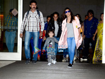 Shah Rukh Khan, Alia Bhatt & AbRam Khan return from Delhi post ‘Dear Zindagi’ promotions