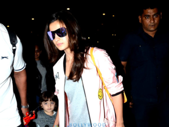 Shah Rukh Khan, Alia Bhatt & AbRam Khan return from Delhi post ‘Dear Zindagi’ promotions