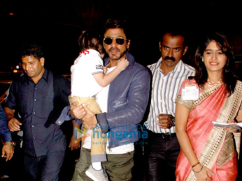 Shah Rukh Khan & Alia Bhatt depart for Delhi to promote ‘Dear Zindagi’