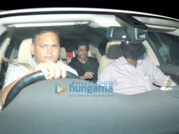 Shah Rukh Khan, Sohail Khan, Suniel Shetty & Sooraj Pancholi snapped post a party at Salman Khan’s place