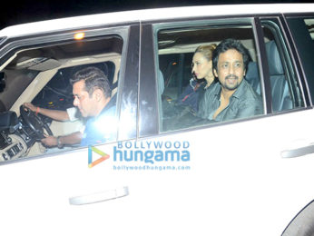 Salman Khan, Lulia Vantur, Saif Ali Khan and Kareena Kapoor Khan snapped post party at Amrita Arora's house