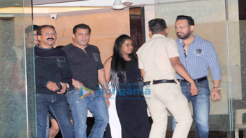 Salman Khan and others snapped at Arpita Khan & Ayush Sharma’s wedding anniversary bash
