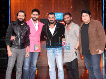 Sanjay Dutt, Abhishek Bachchan & Ajay Devgn on 'Yaaron Ki Baaraat'