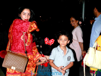 Sanjay Dutt and Manyata Dutt snapped with kids post dinner at Yuatchaa