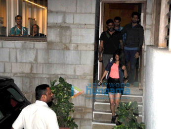Shraddha Kapoor snapped post meeting at Farhan Akhtar's house