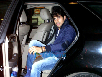 Sidharth Malhotra departs for New Zealand