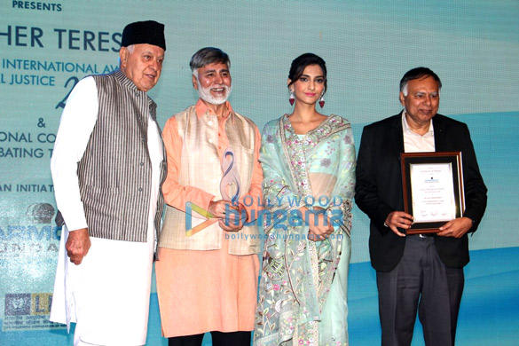 Sonam Kapoor graces Mother Teresa Memorial International Awards