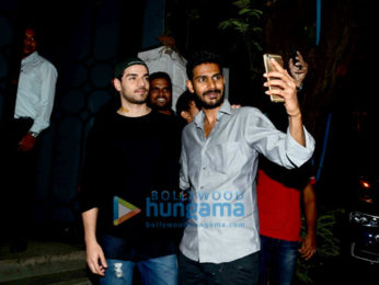 Sooraj Pancholi snapped post dinner in Bandra