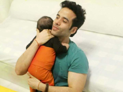 Tusshar Kapoor shares a photograph of him and his son Laksshya
