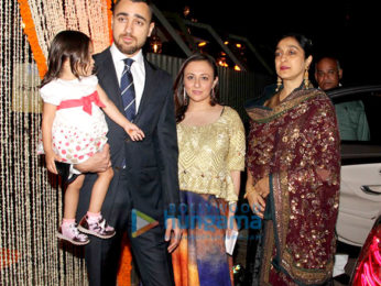 Imran Khan & Aamir Khan's family snapped at a family wedding