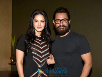 Aamir Khan and Sunny Leone snapped at Lightbox