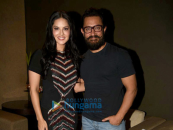 Aamir Khan and Sunny Leone snapped at Lightbox