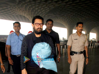 Aamir Khan and the cast leave for Delhi to promote 'Dangal'