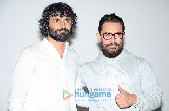 aamir khan at the first look launch of secret superstar 2