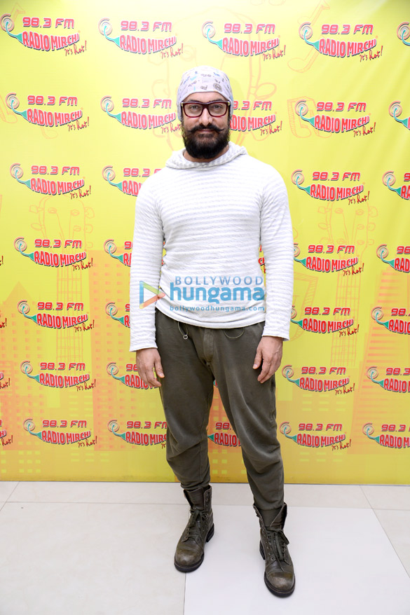 Aamir Khan promoting his film ‘Dangal’ on Radio Mirchi 98.3 FM