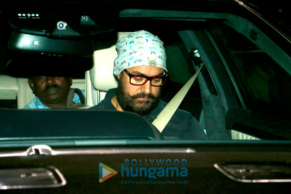 Aamir Khan snapped post the screening of ‘Dangal’ at Yashraj Studio