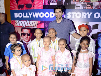 Aditya Roy Kapur meets special kids at Tata Memorial Centre