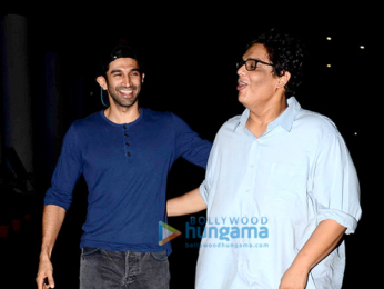 Aditya Roy Kapur snapped with friends post a movie