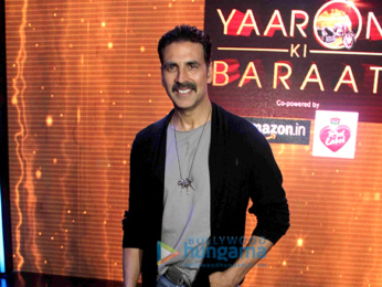 Akshay Kumar and Sajid Nadiadwala snapped on sets of Yaaron Ki Baraat