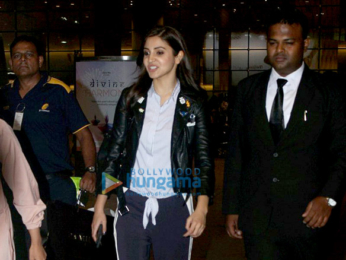 Anushka Sharma snapped at the Mumbai airport