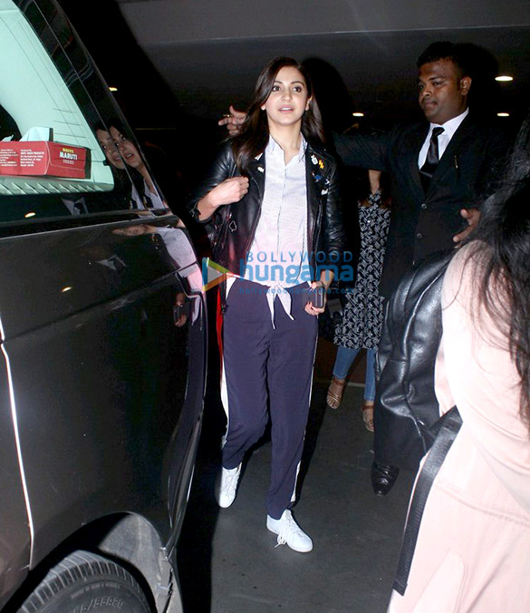 Anushka Sharma snapped at the Mumbai airport