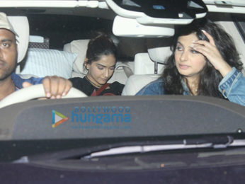 Deepika Padukone & Anushka Sharma grace the screening of 'Befikre' hosted by Ranveer Singh