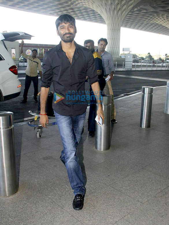Dhanush, Kriti Sanon, Neha Dhupia and others snapped at the airport Dhanush, Kriti Sanon, Neha Dhupia and others snapped at the airport