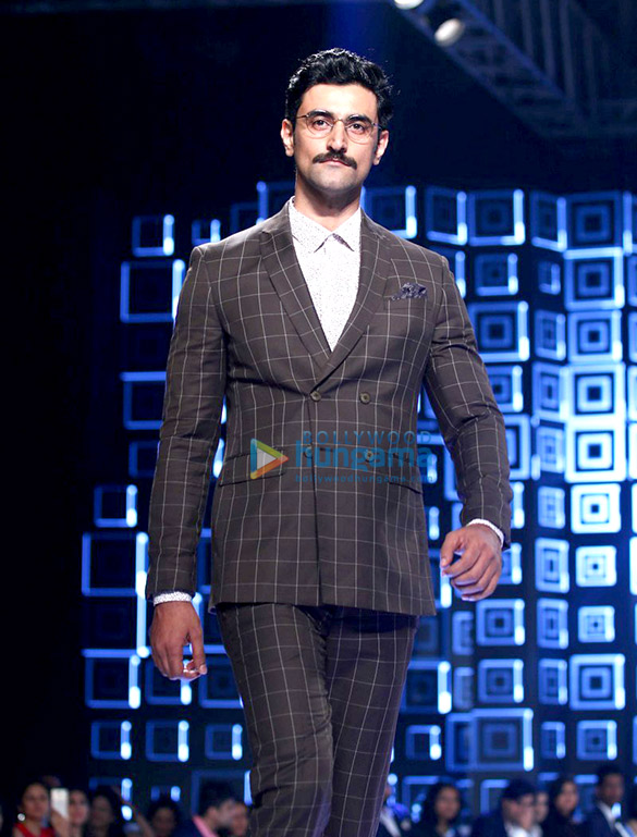 farhan kunal anil walk the ramp at the gq fashion nights 2