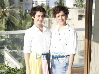 Fatima Sana Shaikh and Sanya Malhotra snapped promoting their film Dangal