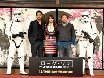 Felicity Jones and Rogue One: A Star Wars Story team kick-start promotions in Tokyo
