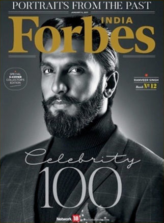 Ranveer Singh On The Cover Of Forbes, Jan 2017
