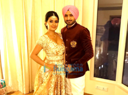 Geeta Basra and Harbajan Singh attends Yuvraj Singh and Hazel Keech’s reception in Delhi