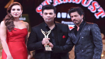 Check out: Iulia Vantur and Shah Rukh Khan together present the award to Karan Johar