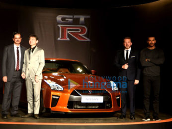 John Abraham unveils the new Nissan GTR in India
