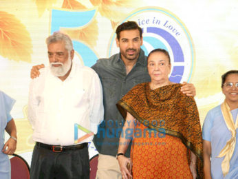 John Abraham graces the Holy Spirit Hospital golden jubilee celebrations
