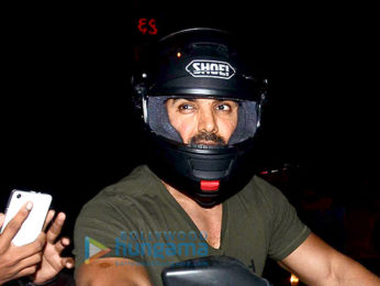 John Abraham snapped biking in bandra