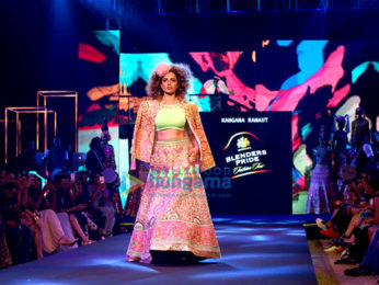 Kangna Ranaut walks the ramp for Manish Arora at the Blenders Pride Fashion Tour 2016