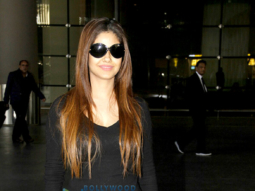Meera Chopra spotted at Mumbai International Airport