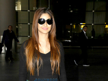 Meera Chopra spotted at Mumbai International Airport